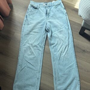 Hollister Ultra High-Rise Baggy Blue Jeans